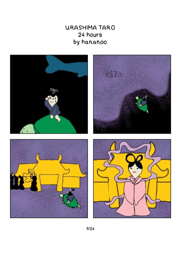 hananoo urashimataro arrive dans le ryugujo